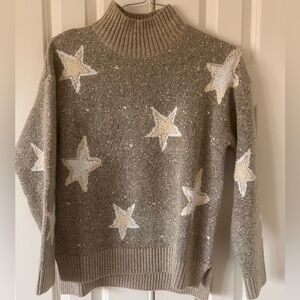 Bobeau mock neck sweater